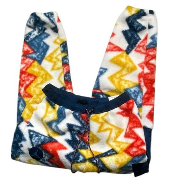 Jordan Fleece Pant Mens Size L Geometric Standard Fit Jumpman Comfy Cozy Pull On - Picture 9 of 16